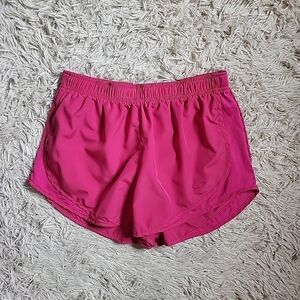 Nike Dri Fit Pink Running Shorts - L Large